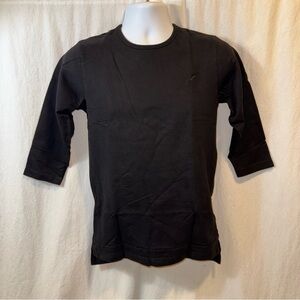 Gently Used Men’s Publish 3/4-sleeve Black T Shirt Size Small Hi-Lo Hem